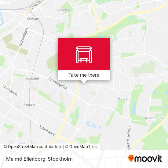 Malmö Ellenborg map