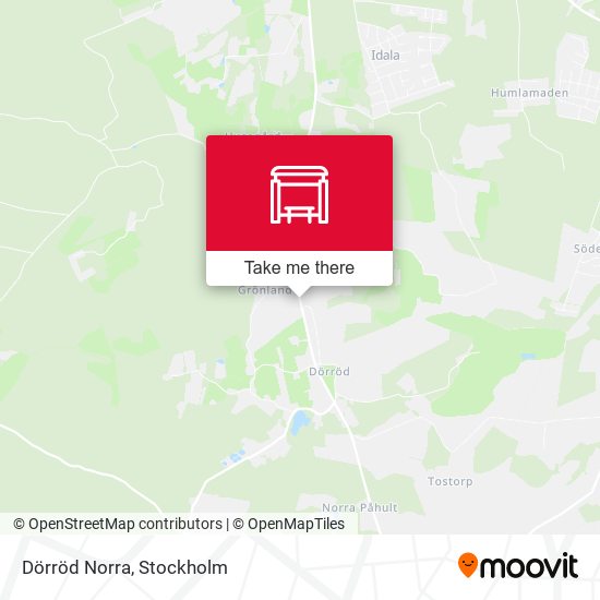 Dörröd Norra map