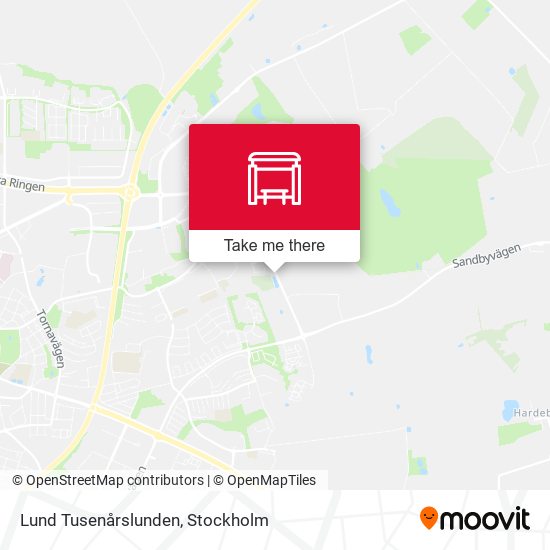 Lund Tusenårslunden map