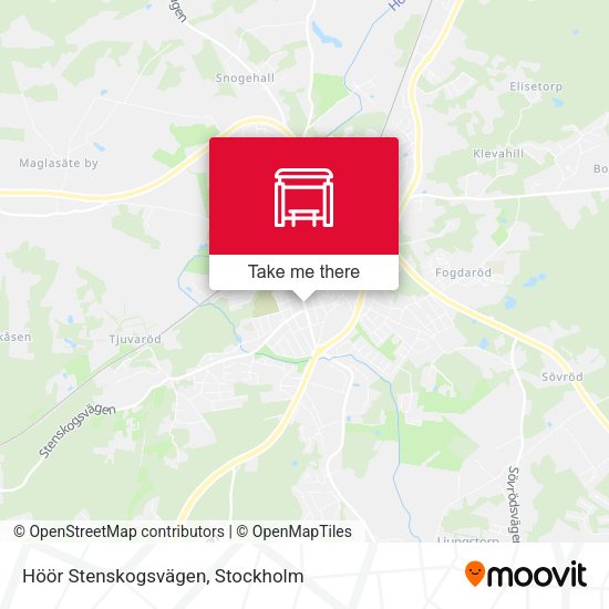 Höör Stenskogsvägen map