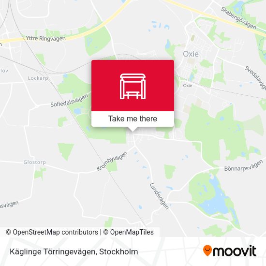 Käglinge Törringevägen map