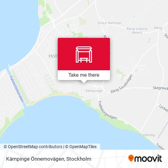 Kämpinge Önnemovägen map