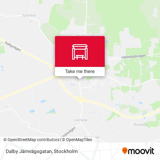 Dalby Järnvägsgatan map