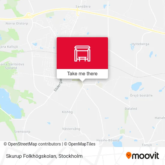 Skurup Folkhögskolan map