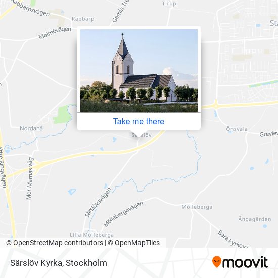 Särslöv Kyrka map