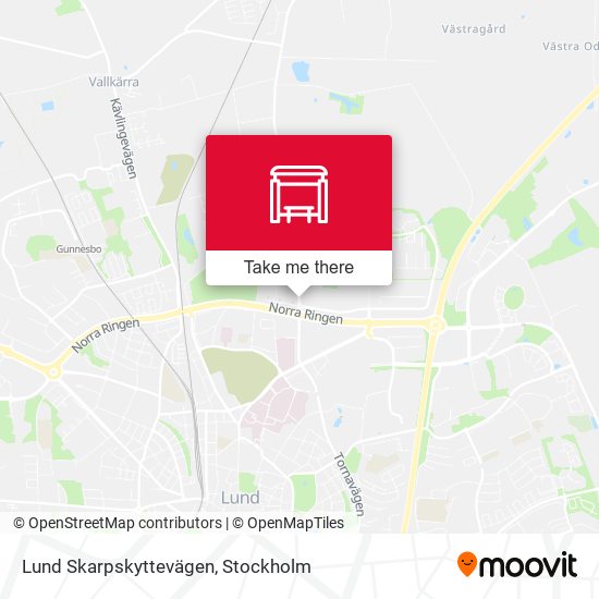 Lund Skarpskyttevägen map