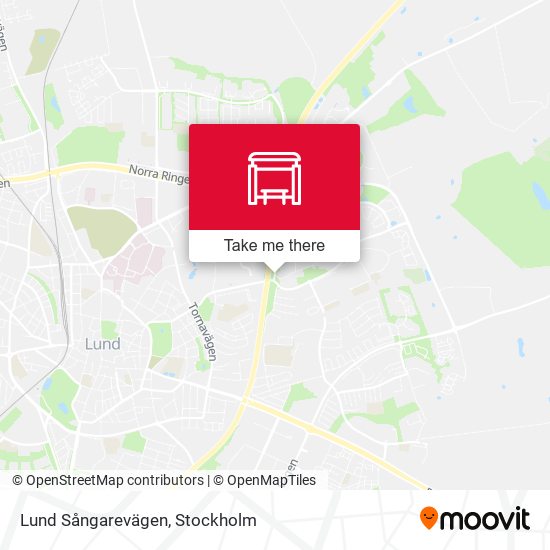 Lund Sångarevägen map