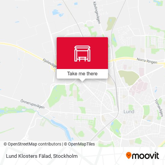 Lund Klosters Fälad map
