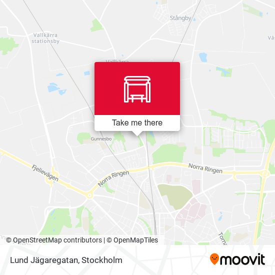 Lund Jägaregatan map