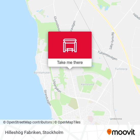 Hilleshög Fabriken map