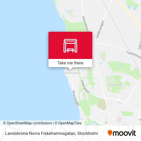 Landskrona Norra Fiskehamnsgatan map