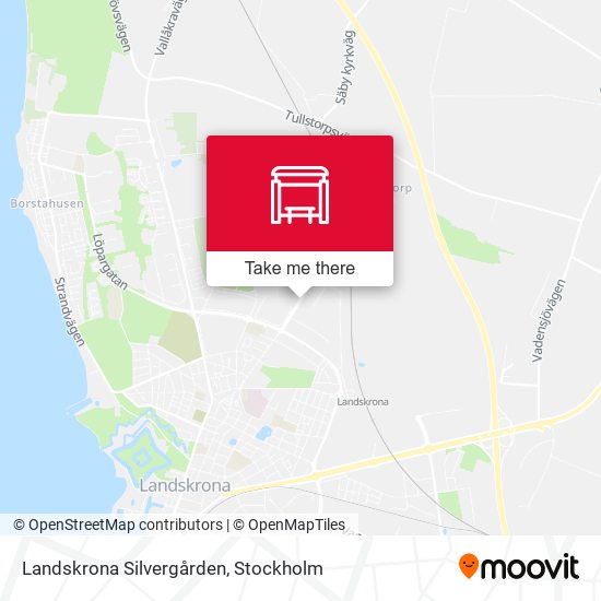 Landskrona Silvergården map