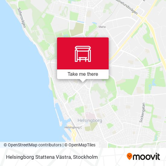 Helsingborg Stattena Västra map