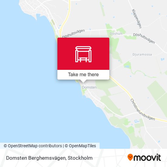 Domsten Berghemsvägen map