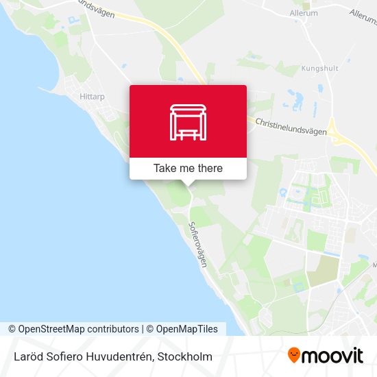 Laröd Sofiero Huvudentrén map