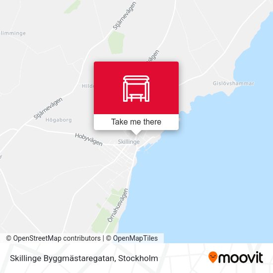 Skillinge Byggmästaregatan map