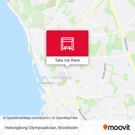 Helsingborg Olympiaskolan map