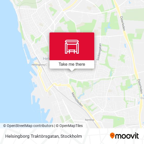 Helsingborg Traktörsgatan map