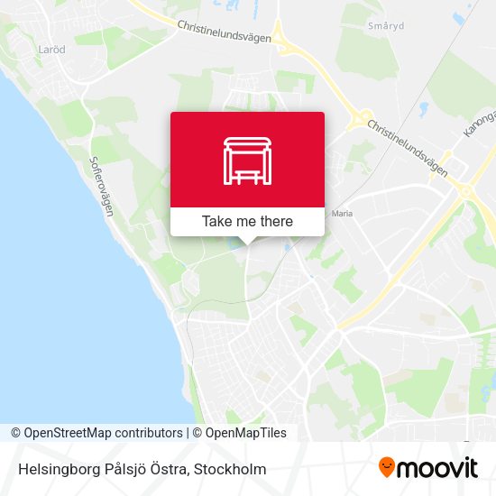 Helsingborg Pålsjö Östra map
