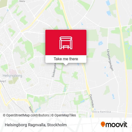 Helsingborg Ragnvalla map