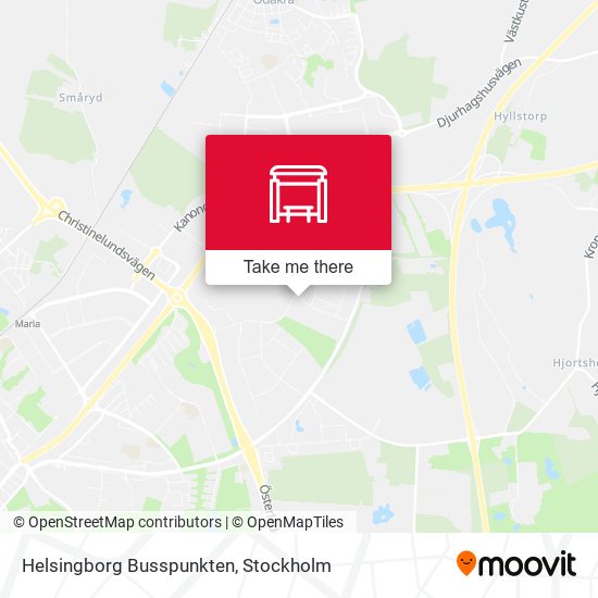 Helsingborg Busspunkten map