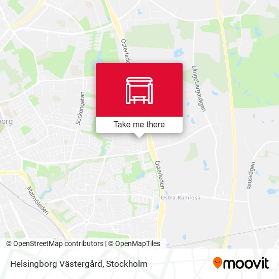 Helsingborg Västergård map
