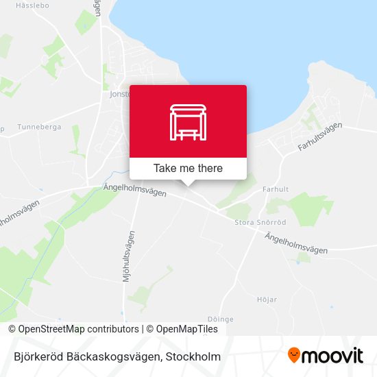 Björkeröd Bäckaskogsvägen map