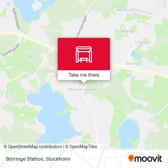 Börringe Station map