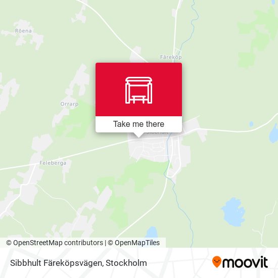 Sibbhult Färeköpsvägen map