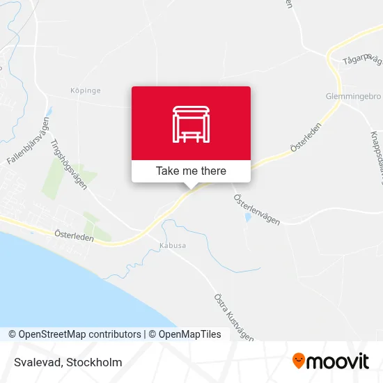 Svalevad map