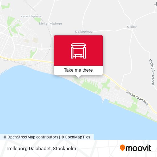 Trelleborg Dalabadet map