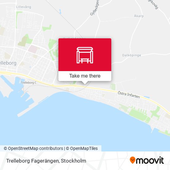 Trelleborg Fagerängen map