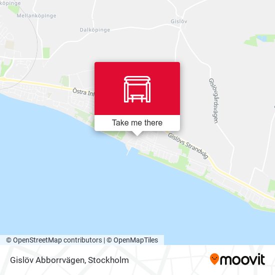 Gislöv Abborrvägen map
