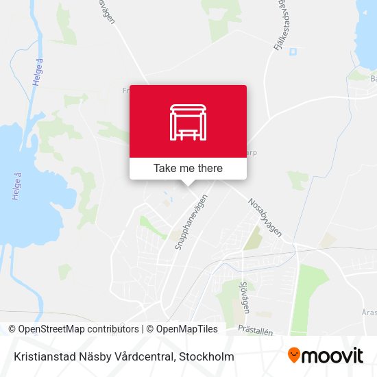 Kristianstad Näsby Vårdcentral map