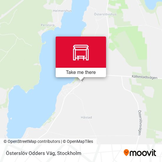 Österslöv Odders Väg map