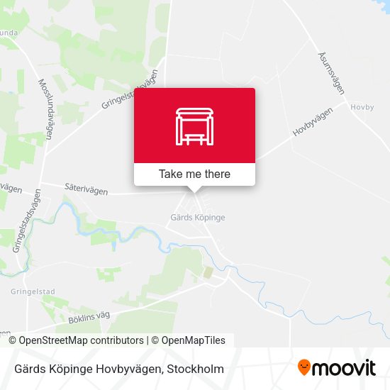 Gärds Köpinge Hovbyvägen map