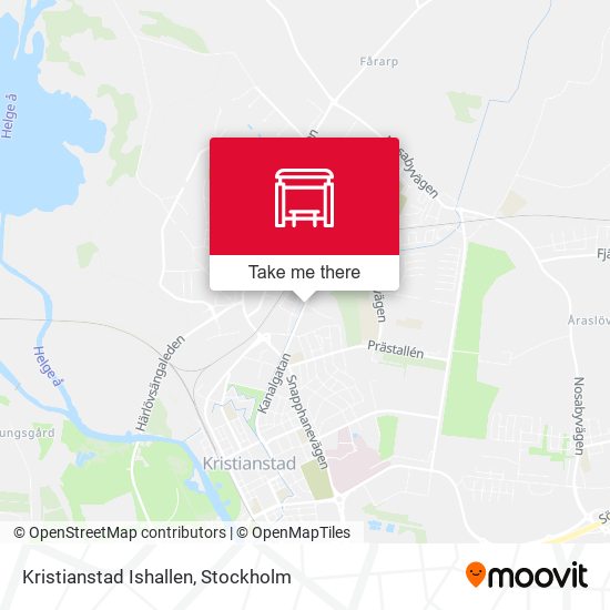 Kristianstad Ishallen map