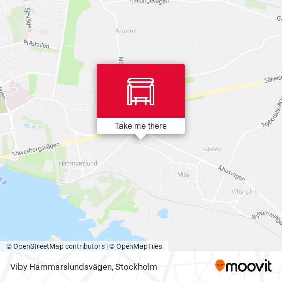 Viby Hammarslundsvägen map