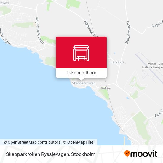 Skepparkroken Ryssjevägen map