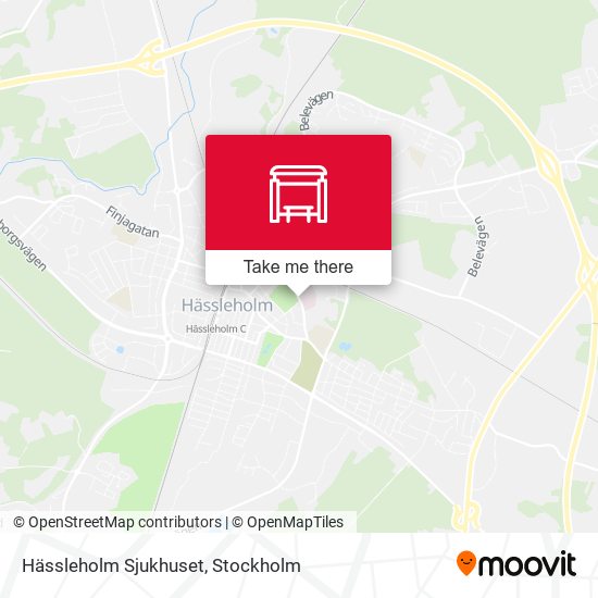 Hässleholm Sjukhuset map
