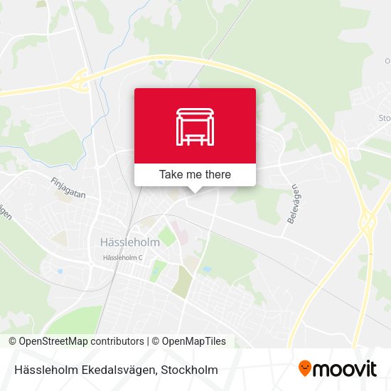 Hässleholm Ekedalsvägen map