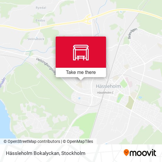 Hässleholm Bokalyckan map