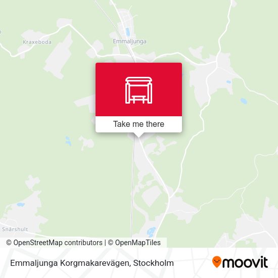 Emmaljunga Korgmakarevägen map