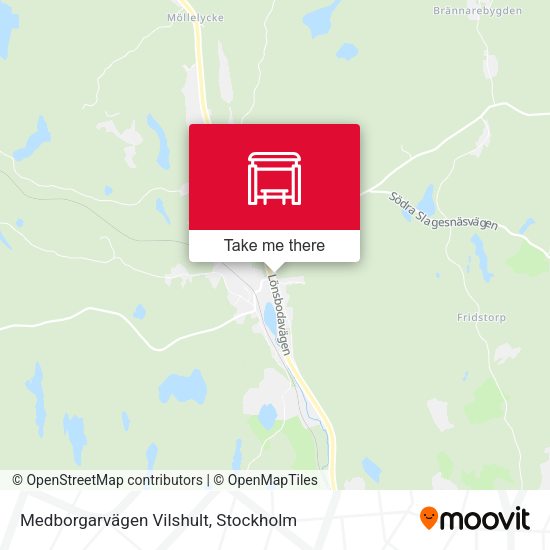 Medborgarvägen Vilshult map