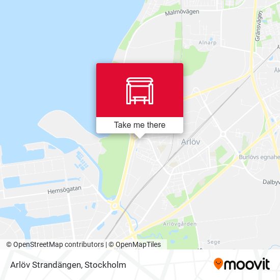 Arlöv Strandängen map