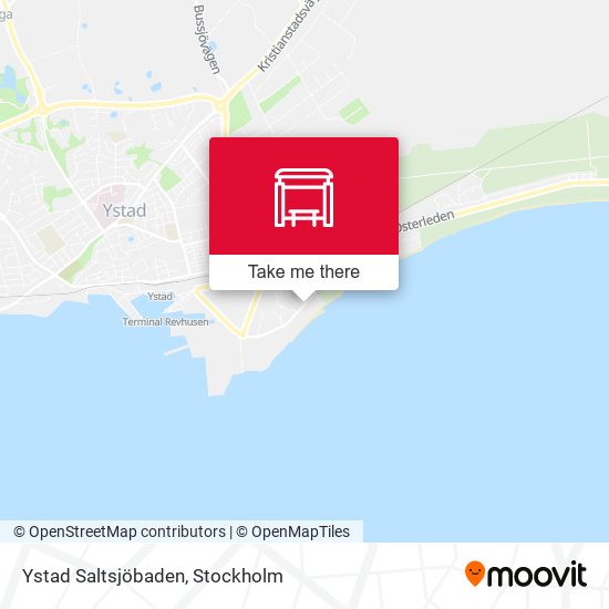 Ystad Saltsjöbaden map
