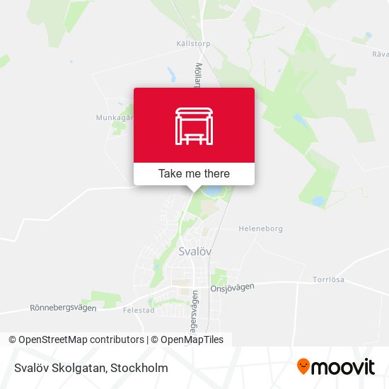 Svalöv Skolgatan map