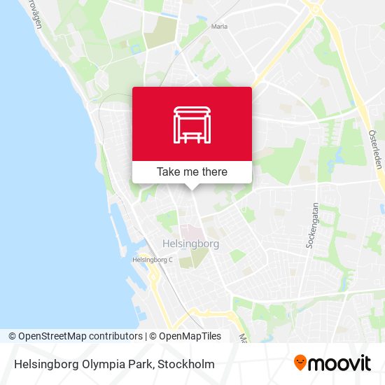 Helsingborg Olympia Park map