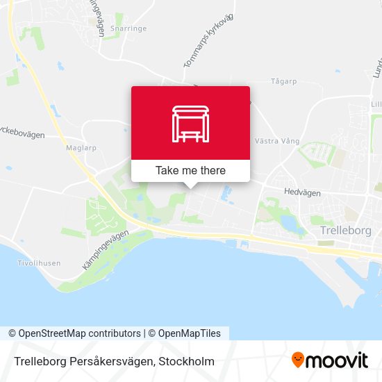 Trelleborg Persåkersvägen map