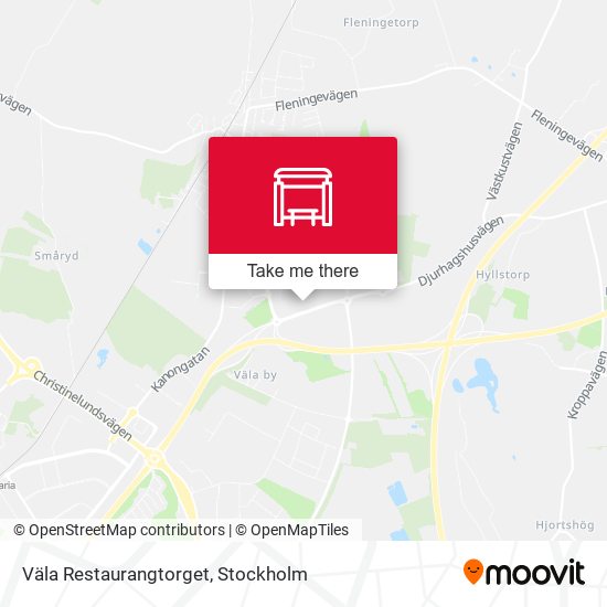 Väla Restaurangtorget map
